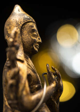 Feuervergoldete Bronze des Tsongkhapa - photo 5