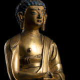 Feuervergoldete Bronze des Buddha Shakyamuni - фото 3