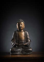 Große Bronze des Buddha Shakayamuni im Meditationssitz