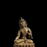 Feuervergoldete Bronze eines Bodhisattva - фото 1