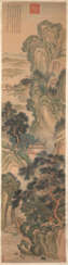 Zwei Landschaftsmalereien nach Qian Weicheng (1720-1772)