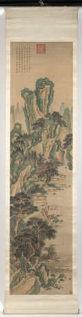 Zwei Landschaftsmalereien nach Qian Weicheng (1720-1772) - Foto 3