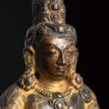 Teilvergoldete Bronze des Amitayus - photo 4