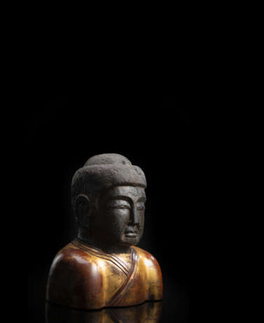 Seltene Büste des Buddha Shakaymuni - Foto 3