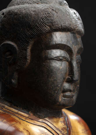 Seltene Büste des Buddha Shakaymuni - Foto 4