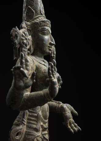 Feine und große Bronze der Vaishnavi - Foto 6