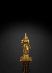Feine Goldfigur der Sri Devi