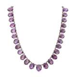 Schönes Collier aus 36 oval facettierten Amethysten - photo 1