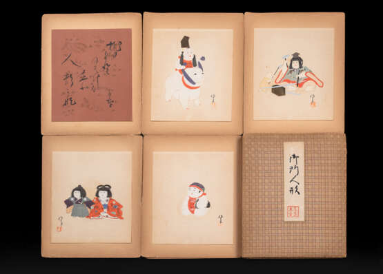 Leporello-Album "gosho ningyô" (Kaiserpalastpuppen) - photo 1