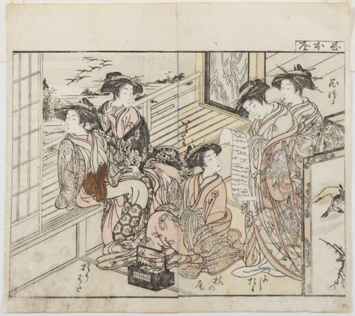 Kitao Shigemasa (1739-1820) und Katsukawa Shunshō (1726-1792) - фото 7