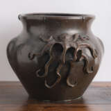 Cachepot aus Bronze mit Oktopus-Handhaben - photo 4