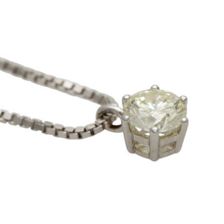 Brillant-Solitäranhänger von 1,15 ct, GET (M) / SI 1, - Foto 4