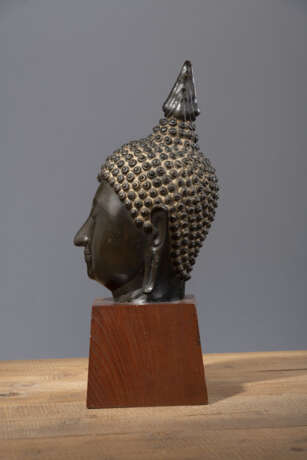 Kopf es Buddha aus Bronze - Foto 4