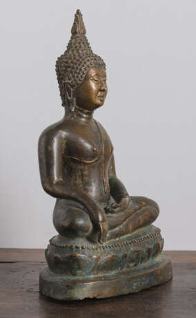 Bronze des Buddha Shakyamuni - photo 2