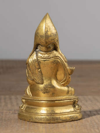 Feuervergoldete Bronze eines Bodhisattva - photo 5