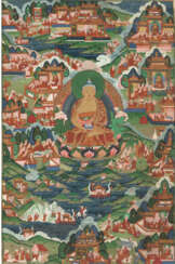 Thangka des Buddha Shakyamuni