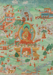 Szenen aus dem Leben des Gautama Buddha