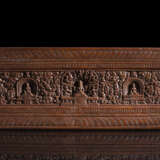 Buchdeckel aus Holz mit geschnitztem Dekor von Prajnaparamita - Foto 1