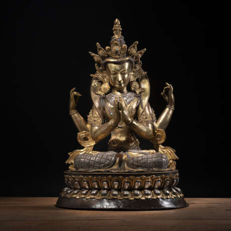 Bronze der Shadaksharilokeshvara - фото 1