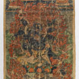 Drei Thangkas mit Darstellungen von Mahakala und Dakini - photo 2