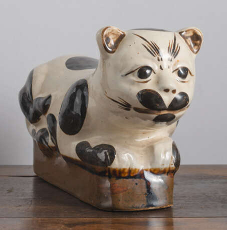 Nackenstütze aus 'Cizhou'-Keramik in Form einer Katze - Foto 3