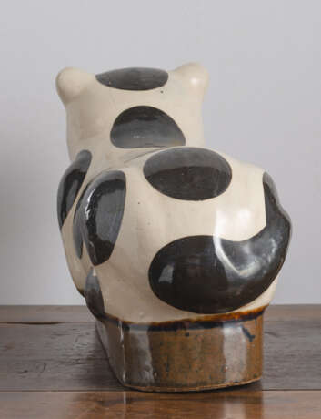 Nackenstütze aus 'Cizhou'-Keramik in Form einer Katze - photo 4