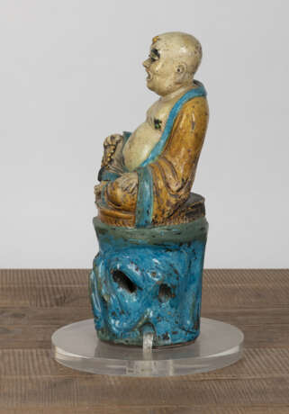 'Fahua'-Keramikfigur des Budai - photo 2