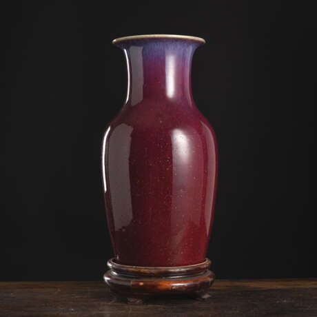 Flambé-glasierte Vase - photo 1