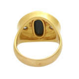 Ring mit 1 schwarzen Opal, oval, - photo 5