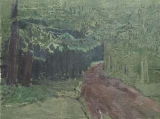 Азгур (Горелова) Г.Г. - "Ночной лес", 1954 г.