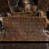 Feuervergoldete Bronze der Mahalakshmi - Foto 6