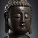 Große Bronze des sitzenden Buddha Shakyamuni - Foto 4