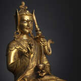 Feuervergoldete Bronze des Padmasambhava - photo 10