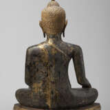 Bronze des Buddha mit Lackfassung und Vergoldung - фото 7