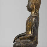 Bronze des Buddha mit Lackfassung und Vergoldung - фото 8