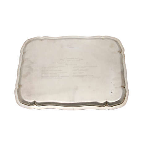 KOCH&BERGFELD großes Tablett, 800 Silber, 20. Jahrhundert - Foto 3