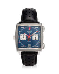 TAG HEUER, REF. CAW211A.EB0026, MONACO STEVE MCQUEEN 40th ANNIVERSARY, A STEEL DESTRO LIMITED EDITION CHRONOGRAPH WRISTWATCH WITH DATE, NUMBERED 762 OUT OF 1000 EXAMPLES