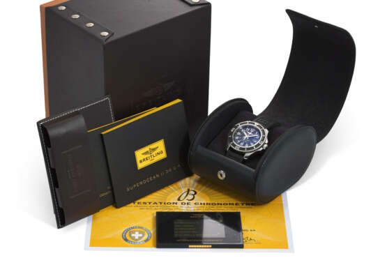 BREITLING, REF. A17365C9/BD67, SUPEROCEAN II, A STEEL DIVER’S WRISTWATCH WITH DATE - Foto 4