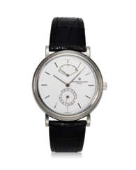 VACHERON CONSTANTIN, REF. 48101, LES HISTORIQUES POWER RESERVE, AN 18K WHITE GOLD WRISTWATCH WITH POWER RESERVE AND DATE