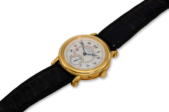FRANCK MULLER, REF. 3801 S6 Q, AN EARLY 18K YELLOW GOLD WRISTWATCH WITH POINTER DATE - photo 2