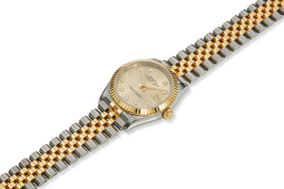 ROLEX, REF. 278273, DATEJUST, AN 18K YELLOW GOLD AND STEEL WRISTWATCH WITH DIAMOND-SET DIAL AND DATE - photo 2