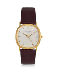 PATEK PHILIPPE, REF. 3734, GOLDEN ELLIPSE, AN 18K YELLOW GOLD CUSHION-SHAPED WRISTWATCH WITH DATE