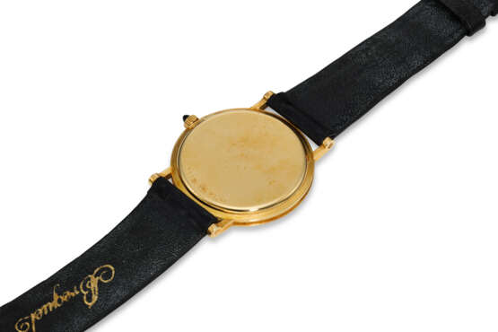 BREGUET, RETAILED BY DICKSON, CLASSIQUE, A RARE 18K YELLOW GOLD WRISTWATCH - фото 3