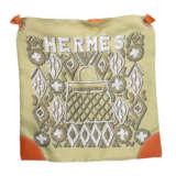 HERMÈS "SILKY CITY - KELLY EN PERLES" messenger bag. - фото 2