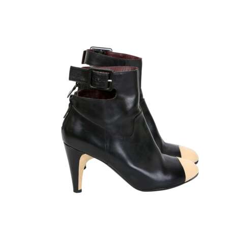 CHANEL elegante Stiefelette, Grösse 38,5; - Foto 3