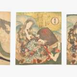 Lot 3 Surimono von Totoya Hokkei (1780–1850) - Foto 1
