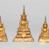 Lot: 3 sitzende Buddhas - Foto 8