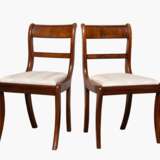 Satz von 5 Stühlen und 1 Armlehnstuhl - Foto 1