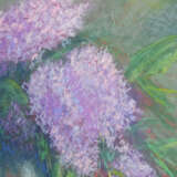 Lilacs pastel on cardbord soft pastel Impressionism Flower still life Georgia 2020 - photo 4