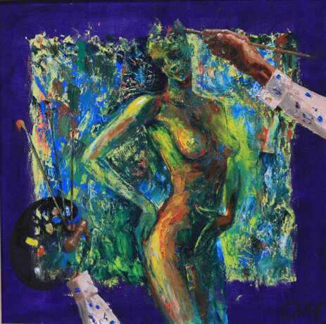 “Once again the Galatea” Canvas Oil paint Avant-gardism Mythological 2011 - photo 1